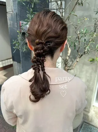 ロング ヘアセット/透明感 カラー/MIHO♡のヘアスタイル