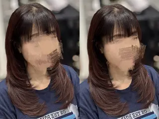 セミロング MIHO 🫧似合わせレイヤーのヘアスタイル