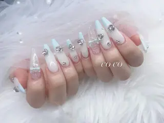 ロング 清水 美穂のネイルデザイン