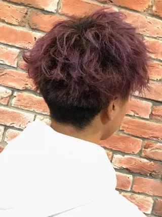 ショート カラー メンズ 重政 和樹のヘアスタイル