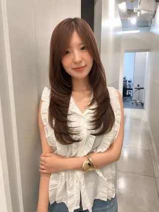 ロング 峠 祐樹のヘアスタイル
