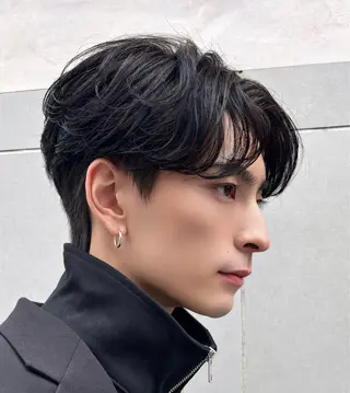 メンズ ✨透明感カラー、 メンズカット✨谷野のヘアスタイル