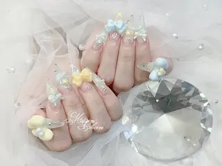 ネイル MoMoA Nail ネイル長さ出し専門店のネイルデザイン