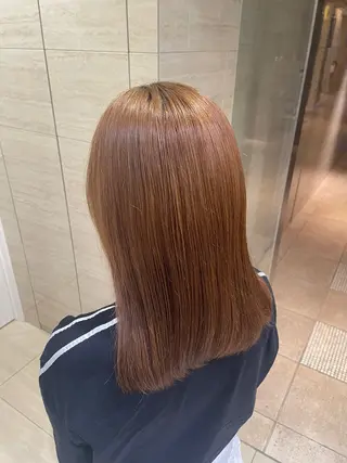 セミロング ICHINA🦋暗髪 /艶髪/トーンダウンのヘアスタイル
