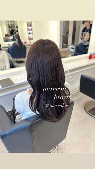 ロング ParveMix🫧 宮﨑 梨里のヘアスタイル