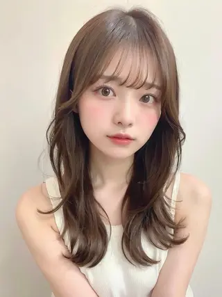 ロング カラー むっちー/超高濃度 水素髪質改善サロンのヘアスタイル