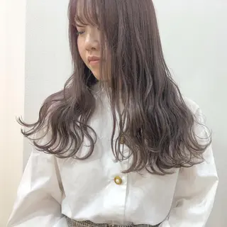 ロング カラー 横浜ブリーチムラ直し ハイトーン/ブリーチのヘアスタイル