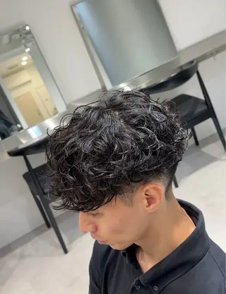 ショート パーマ メンズ fifth 堀内新史のヘアスタイル