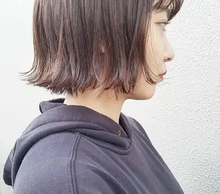 ショート 🙃 透明感カラー/ボブのヘアスタイル