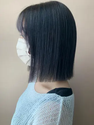 ミディアム カラー hubhair レイヤー/透明感のヘアスタイル