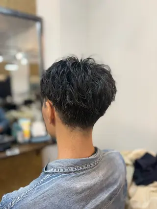 ショート パーマ メンズ メンズカットモデル 募集🚹✨荒井雛子のヘアスタイル