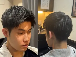 ショート 有田 光輝のヘアスタイル