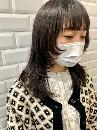 ミディアム appiis 柳田葵　横浜のヘアスタイル