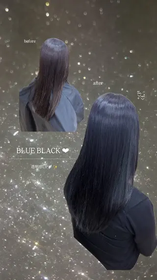 カラー 🌱 愛彩 ໒꒱.⋆⟡のヘアスタイル