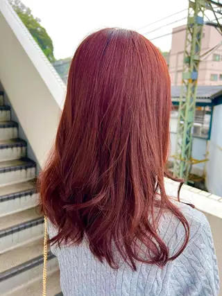 ロング カラー fare東戸塚🦋 トカオトハ‪のヘアスタイル