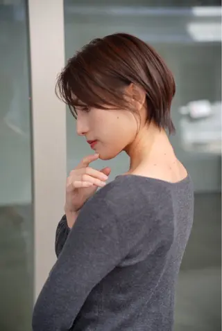 ショート 🖱️透明感カラー ×髪質改善Rikyuのヘアスタイル
