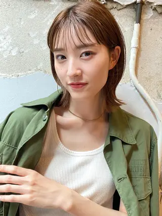 ミディアム ショート職人 美容師【KENTA】のヘアスタイル