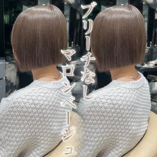 ショート カラー 髪質改善/縮毛矯正 松原和志のヘアスタイル