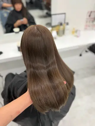 ロング カラー 🥂上品ワンホンヘア 🥂nozomiのヘアスタイル