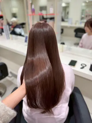 カラー ロング 髪質改善×艶髪カラー 🫧銀座のヘアスタイル