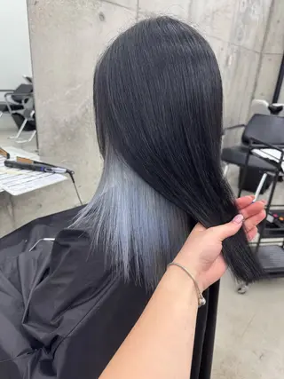 カラー Asami／名古屋／ ハイトーン／デザインのヘアスタイル