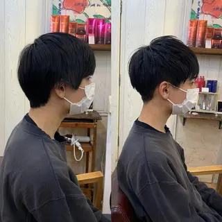 ショート メンズ 七原 海夕のヘアスタイル