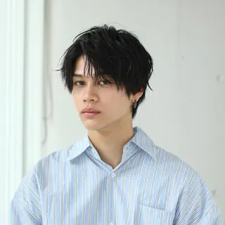 ショート パーマ メンズ 宗像 あすかのヘアスタイル