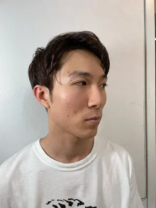 ミディアム ヘアアレンジ メンズ Kamiya's TOKYO 安孫子のヘアスタイル
