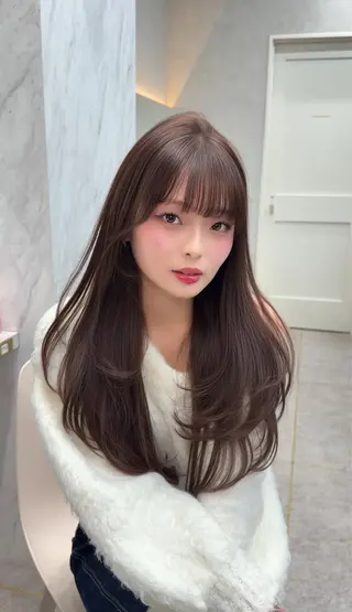 ロング カラー レイヤーダブルカラー KYONのヘアスタイル