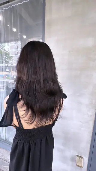 ロング カラー Mayuka 🩶のヘアスタイル