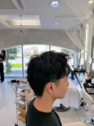 パーマ メンズ 🔥men's特化 🔥三上 拓真のヘアスタイル