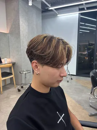 パーマ メンズ 白井 世那のヘアスタイル