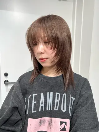ミディアム カラー HARU//原宿🤍 リピート率NO.1のヘアスタイル