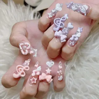 ネイル ANH ゴテゴテネイルのネイルデザイン