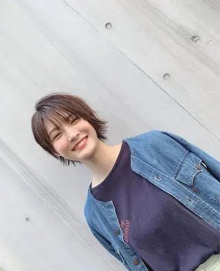 ショート 🎉骨格矯正カット ばば　としまさのヘアスタイル