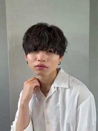 ショート カラー パーマ メンズ 🎧【パーマ師】 SOUMA🎧のヘアスタイル