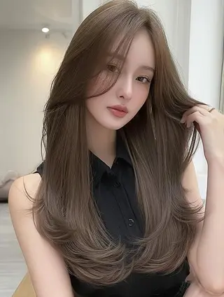 セミロング FOCUS JAPAN4のヘアスタイル