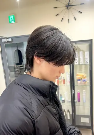 ショート メンズ メンズ レイヤー ウルフ 弓木啓輔のヘアスタイル