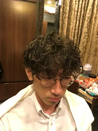 ショート パーマ 【パーマ指名No1】 浅野空人のヘアスタイル