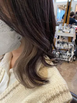 セミロング LeSoleil 大江珠実のヘアスタイル