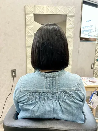 ミディアム giniro ホソミのヘアスタイル
