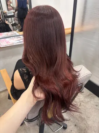 ロング カラー ヘアアレンジ Trip大名 AZUのヘアスタイル