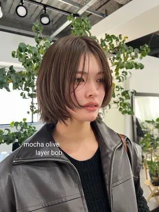 ショート hikaru💘髪質 改善 透明感カラーのヘアスタイル