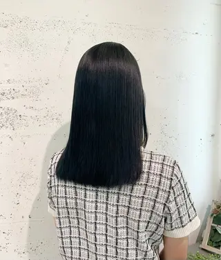 ミディアム カラー 透明感カラー🎀/ 寒色カラー/マツエクのヘアスタイル