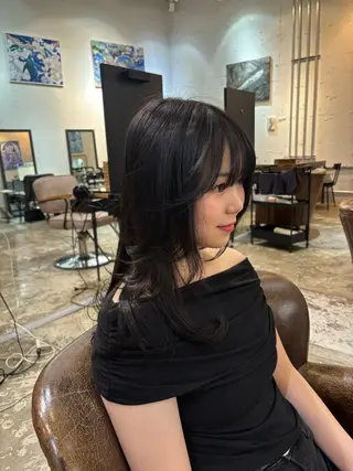 ロング 🫧韓国ヘア 🫧カマタ　アンナのヘアスタイル