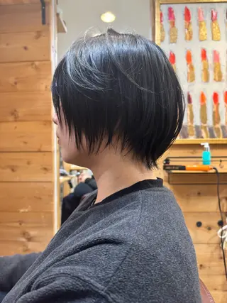 ショート 早稲田/ショート/ 髪質改善/艶カラーのヘアスタイル