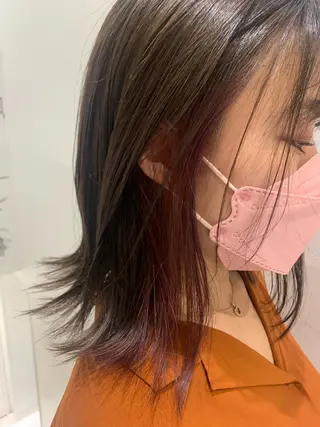 ミディアム 🐝岡本 柚葉🐝のヘアスタイル