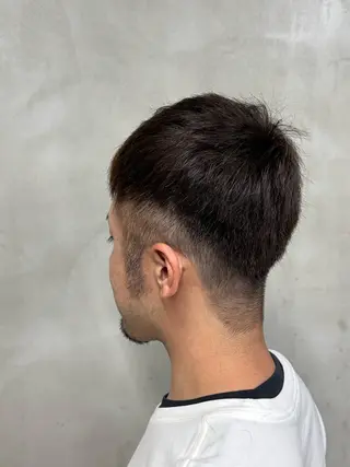 ショート メンズ 田中 叶夢のヘアスタイル