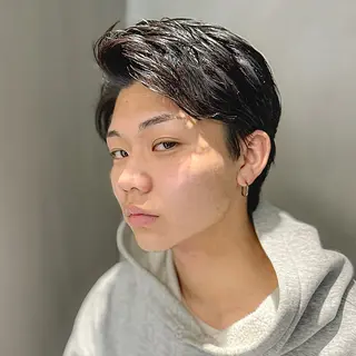 ショート カラー パーマ メンズ 朝楽メンズパーマ 🥇メンズカット吉田のヘアスタイル