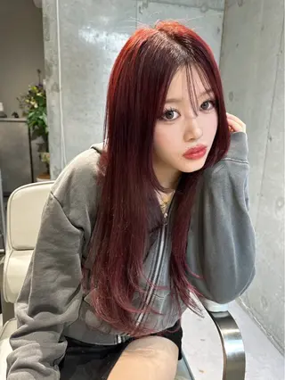 ロング Rita/髪質改善/ ブリーチなしWカラーのヘアスタイル